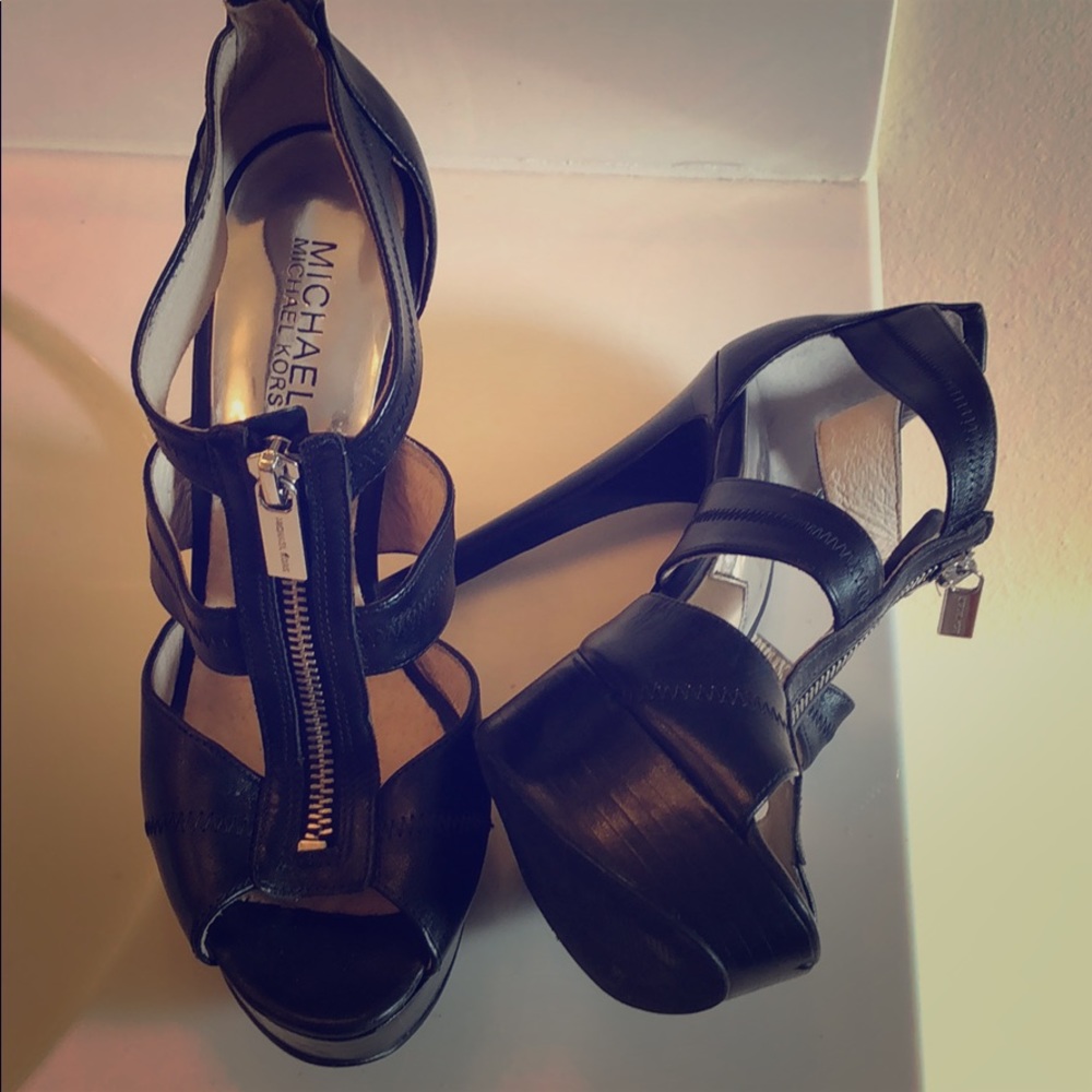 Michael Kors Zip Up Heels